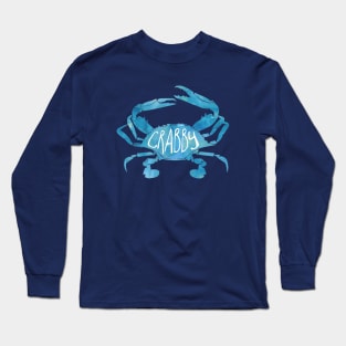 Crabby - funny design Long Sleeve T-Shirt